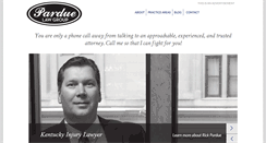 Desktop Screenshot of parduelawgroup.com